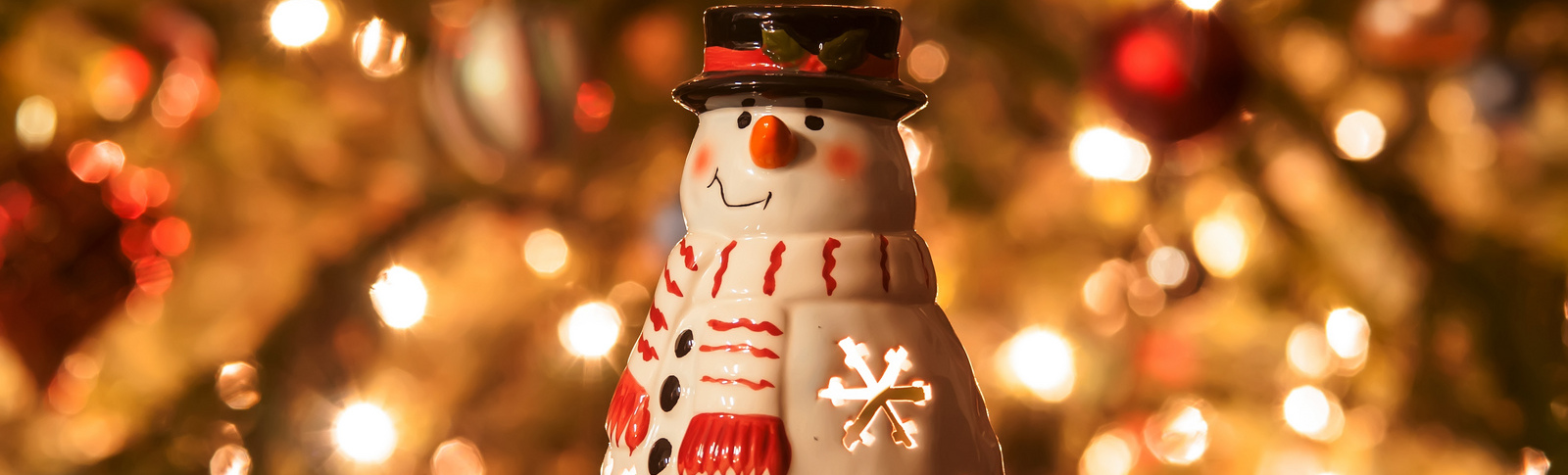 Candle snowman christmas decoration - Wrexham and Prestige Taxis - 01978 357777